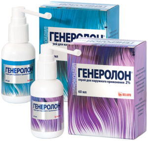 Генеролон спрей от выпадения волос